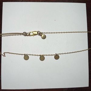 Short Madewell Gold Necklace